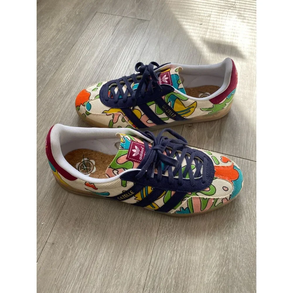 Sean Wotherspoon x adidas Gazelle Indoor Corduroy IG2849 Mens 10 Multicolor